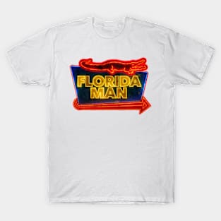 Florida Man netflix mini series themed graphic design by ironpalette T-Shirt